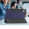 Miniatyrbild 8 av 11: SKALO Lenovo Idea Tab Pro Trifold Fodral - Mörkblå