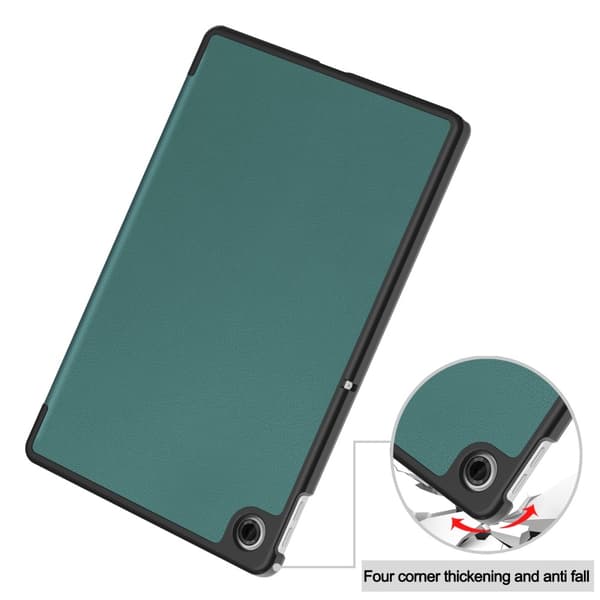 SKALO Lenovo Tab 10.1" Trifold Kotelo - Vihreä