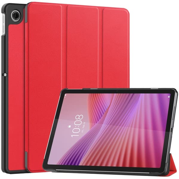 SKALO Lenovo Tab 10.1" Trifold Fodral - Röd