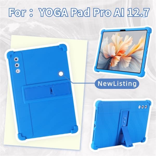 SKALO Lenovo Yoga Tab Plus Armor Silikone Cover - Sort