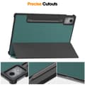 Miniatyrbild 4 av 11: SKALO Lenovo Idea Tab Pro Trifold Fodral - Grön