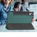 Miniatyrbild 8 av 11: SKALO Lenovo Idea Tab Pro Trifold Fodral - Grön