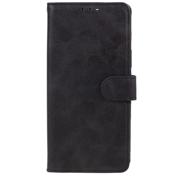 Motorola Moto G55 5G Plånboksfodral Läder Svart