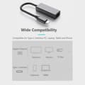 Miniatyrbild 6 av 6: USB-C Till RJ45 Nätverksadapter Grå