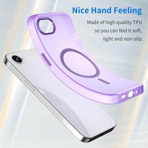 iPhone 16e Skal MagSafe Slim Matt Lila