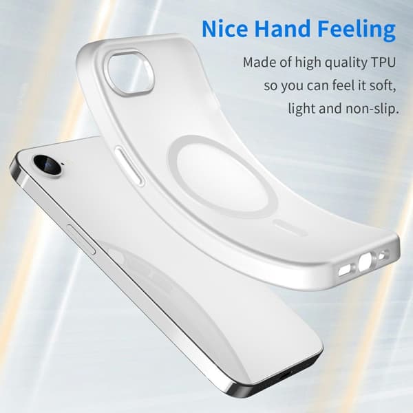 iPhone 16e Skal MagSafe Slim Matt Vit