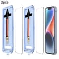Miniatyrbild 1 av 2: iPhone 14/13 Pro/13 2-PACK Skärmskydd Heltäckande Härdat Glas