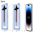 Miniatyrbild 1 av 2: iPhone 14 Pro 2-PACK Skärmskydd Heltäckande Härdat Glas