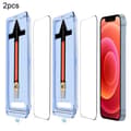 Miniatyrbild 1 av 2: iPhone 12/12 Pro 2-PACK Skärmskydd Heltäckande Härdat Glas