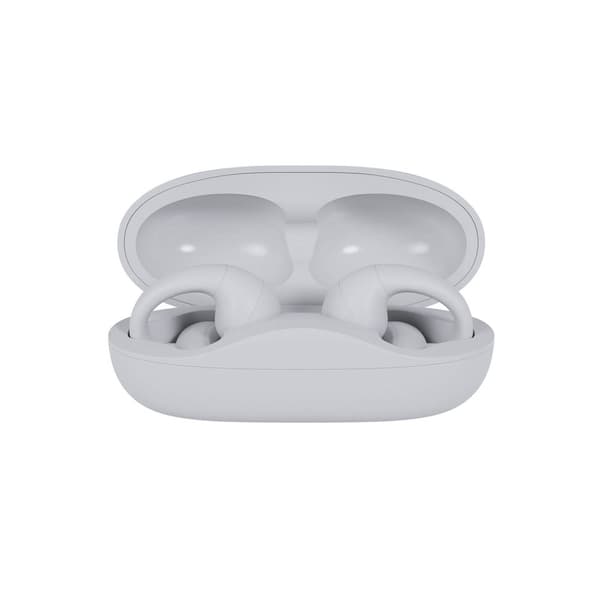 Happy Plugs In-Ear Hörlurar Clip OWS True-Wireless Vit