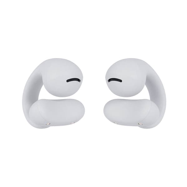 Happy Plugs In-Ear Hörlurar Clip OWS True-Wireless Vit