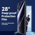 Miniatyrbild 5 av 7: Samsung Galaxy S25 Ultra 2-PACK Skärmskydd Härdat Glas Privacy