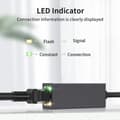 Miniatyrbild 6 av 6: MINDPURE USB-C - RJ45 Nätverksadapter Svart