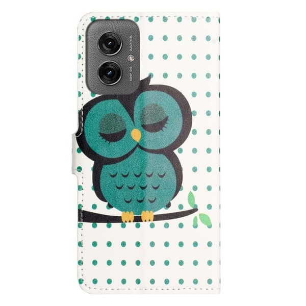 Motorola Moto G55 5G Fodral Med Tryck Uggla