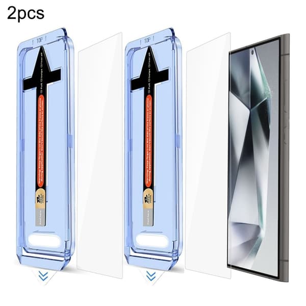 Samsung Galaxy S24 Ultra 2-PACK Skärmskydd Heltäckande Härdat Glas