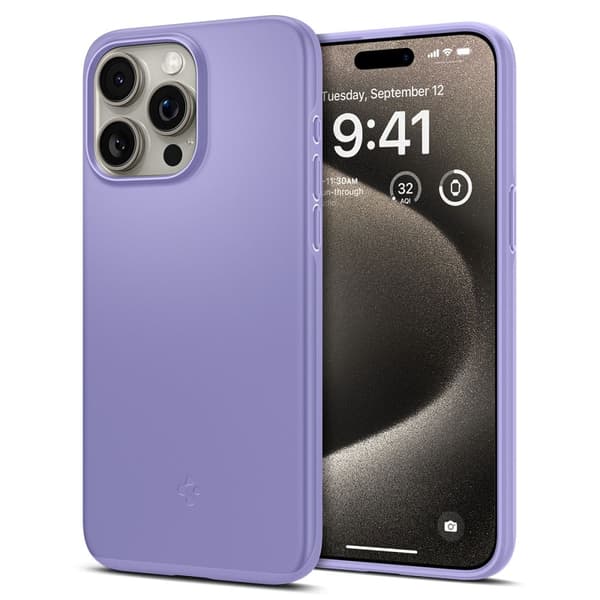 Spigen iPhone 15 Pro Max Skal Thin Fit Iris Purple