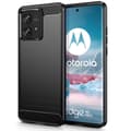 Miniatyrbild 1 av 6: Tech-Protect Motorola Edge 40 Neo Skal Borstad Stål Textur Svart