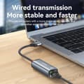 Miniatyrbild 4 av 6: YESIDO 2in1 USB-C/USB-A till RJ45 Adapter Grå