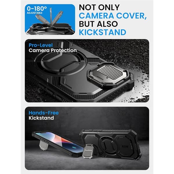 i-Blason Armorbox kotelo Apple iPhone 16e - Musta