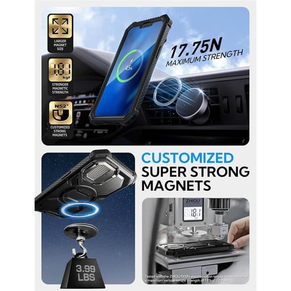 i-Blason Armorbox kotelo Apple iPhone 16e - Musta