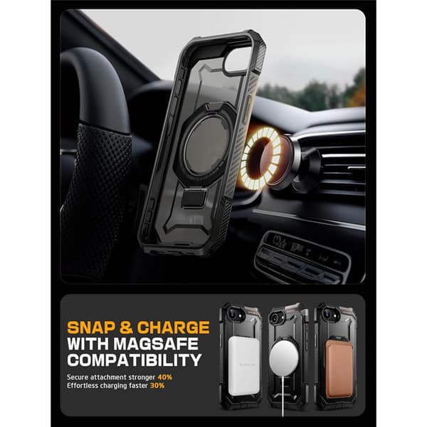 SUPCASE UB Grip deksel Apple iPhone 16e - Svart