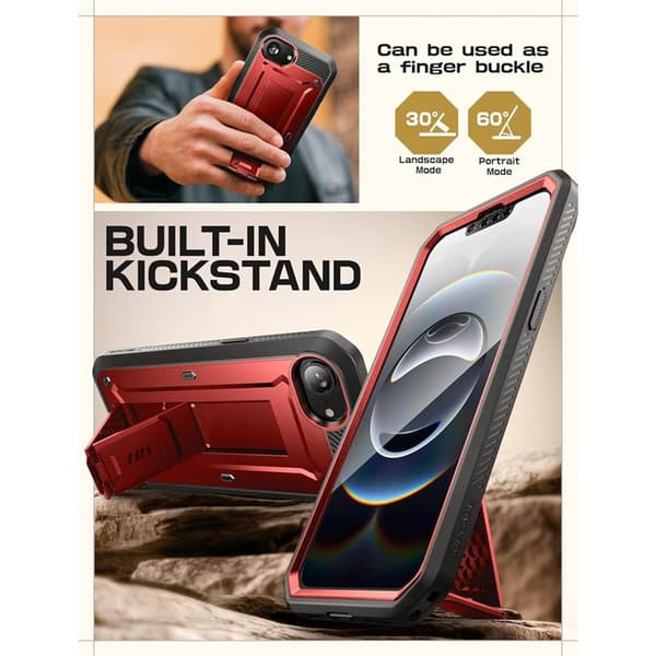 SUPCASE UB Pro cover Apple iPhone 16e - Ruddy