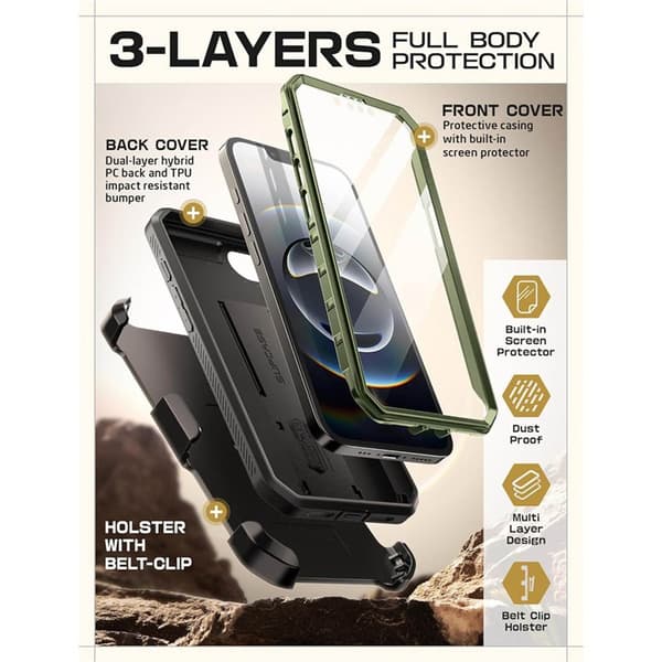 SUPCASE UB Pro skal Apple iPhone 16e - Guldan