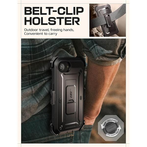 SUPCASE UB Pro skal Apple iPhone 16e - Svart