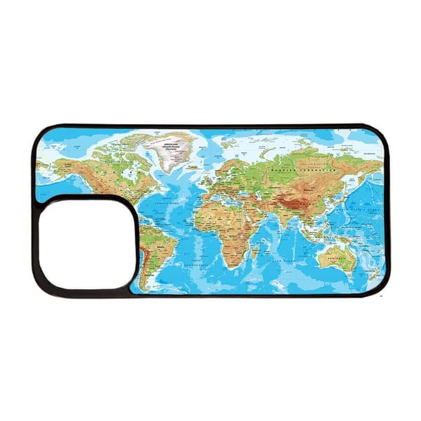 Kart over Verden iPhone 16 Pro Skall / Deksel