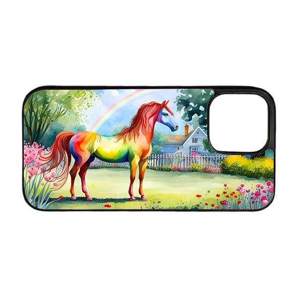 Regnbue Hest iPhone 16 Pro Max Skal
