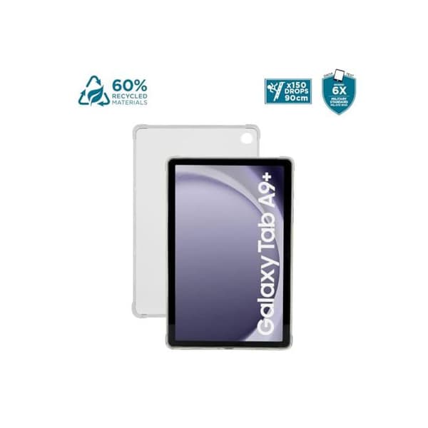 MOBILIS Skyddsfodral för Galaxy Tab A9+ 11'' - Förstärkta hörn - Genomskinlig