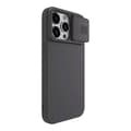 Miniatyrbillede 3 af 7: Nillkin CamShield Silky Silikone etui til iPhone 15 Pro (klassisk sort))