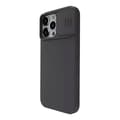 Miniatyrbillede 4 af 7: Nillkin CamShield Silky Silikone etui til iPhone 15 Pro (klassisk sort))