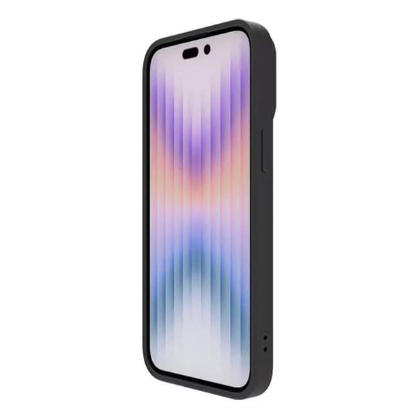 Nillkin CamShield Silky Silikone etui til iPhone 15 Pro (klassisk sort))