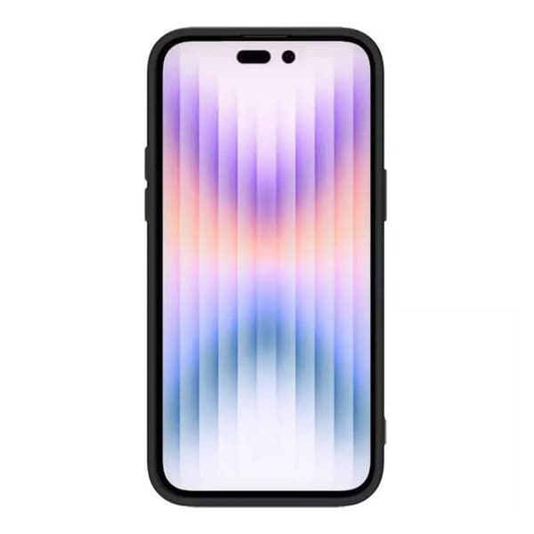 Nillkin CamShield Silky Silikone etui til iPhone 15 Pro (klassisk sort))