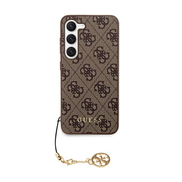 Mobilskal - Guess - 4G Charms - Samsung Galaxy A55 5G - Brun - Stötskydd och repor