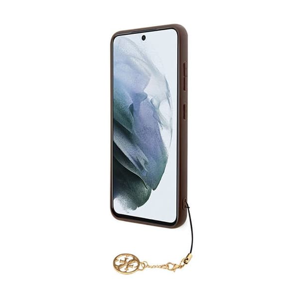 Mobilskal - Guess - 4G Charms - Samsung Galaxy A55 5G - Brun - Stötskydd och repor