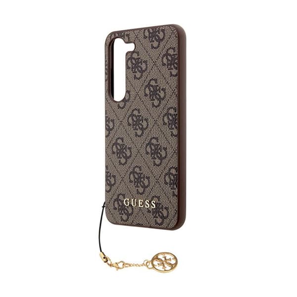 Mobilskal - Guess - 4G Charms - Samsung Galaxy A55 5G - Brun - Stötskydd och repor