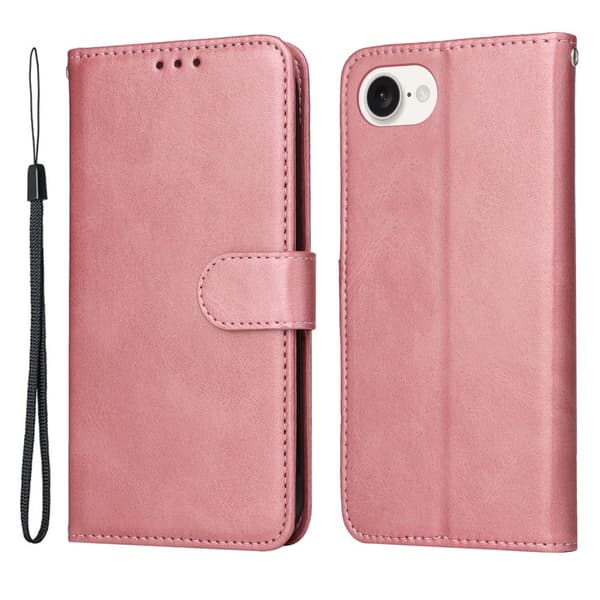 SKALO iPhone 16e PU-läder Plånboksfodral