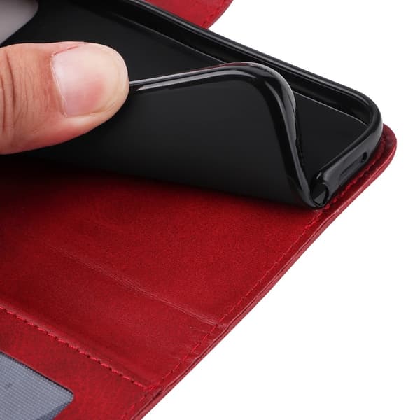 SKALO iPhone 16e PU-läder Plånboksfodral