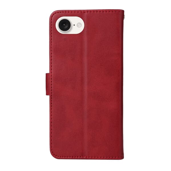 SKALO iPhone 16e PU-läder Plånboksfodral