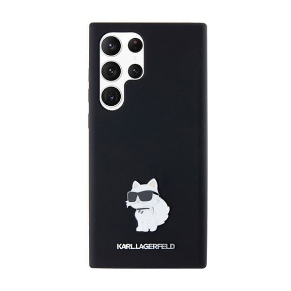 Telefonfodral - Karl Lagerfeld - Choupette - Samsung Galaxy S24 Ultra - Svart - Flexibel