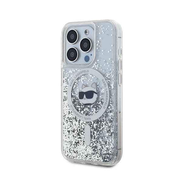 Telefonfodral - Karl Lagerfeld - Choupette - iPhone 13 Pro - Transparent - MagSafe