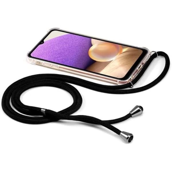 Coque Cool för Samsung A326 Galaxy A32 5G Svart Band - Varumärke Cool