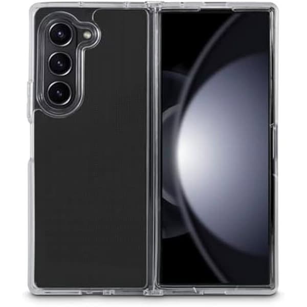 Coque - HAMA - Samsung Galaxy Z Fold6 - Transparent - Mjuk - Fack för kort