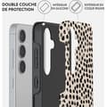 Miniatyrbild 3 av 4: Coque för Galaxy S24 Tough Antichocks Modell Almond Latte Burga Beige