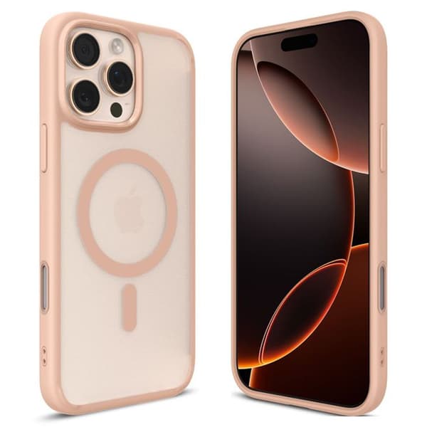 Coque för iPhone 16 Pro - Spigen Ultra Hybrid T MagSafe - Frost Rose Titan