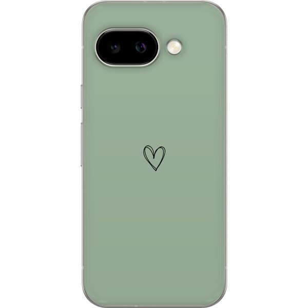 Google Pixel 9a Gennemsigtig cover Hjerte