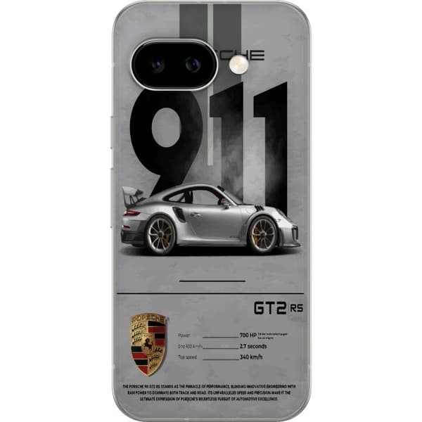 Google Pixel 9a Genomskinligt Skal Porsche 911