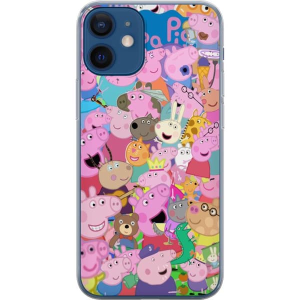 Apple iPhone 12  Gennemsigtig cover Greta Gris